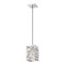 Z-Lite Mersesse 1 Light Pendant, Chrome & Clear 6006MP-CH - alternate 2